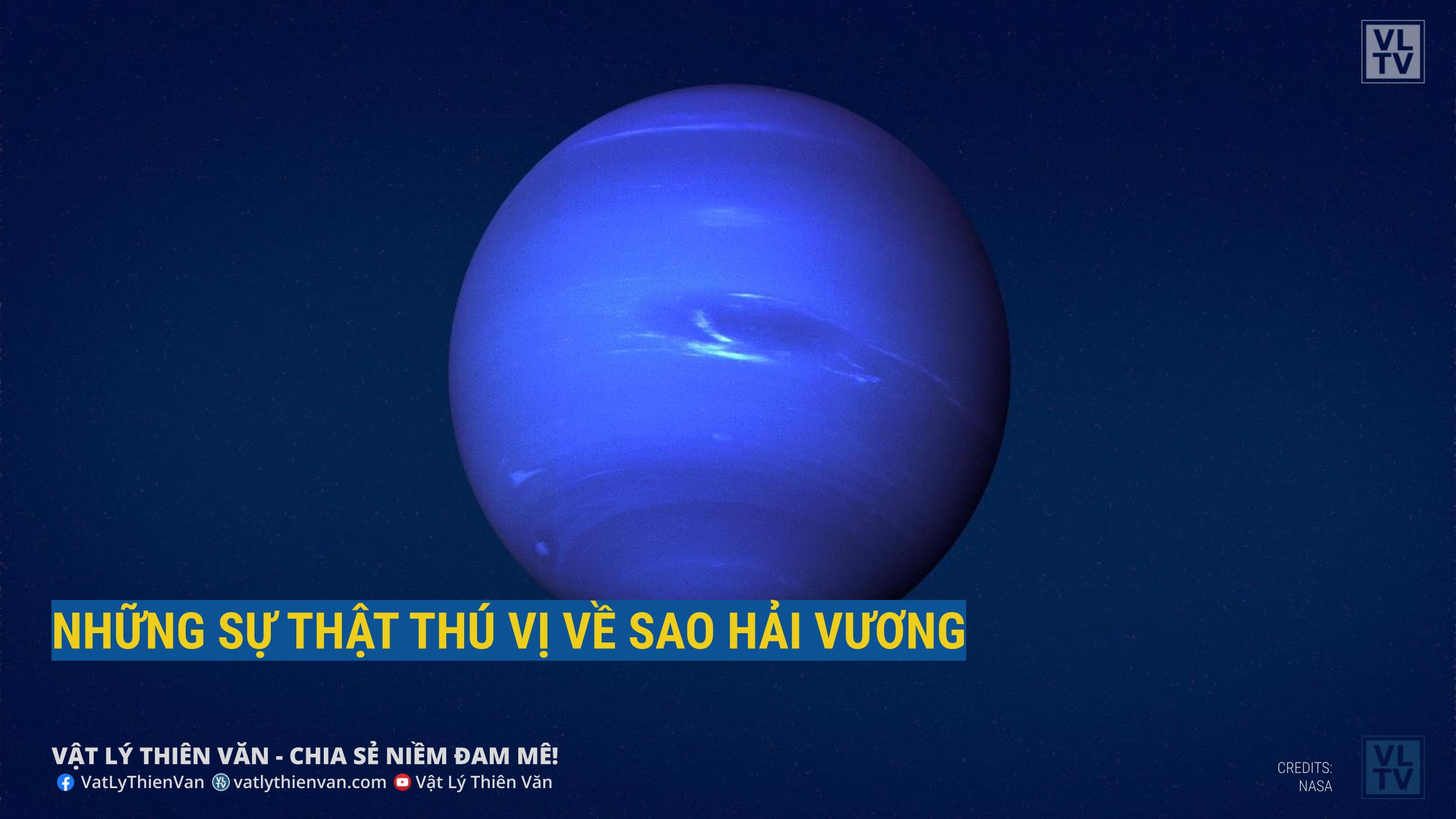 Sao Hải Vương tối, lạnh và rất nhiều gió. Đó là hành tinh ngoài cùng trong Hệ Mặt Trời của chúng ta. Nó cách xa Mặt Trời hơn 30 lần so với Trái Đất.