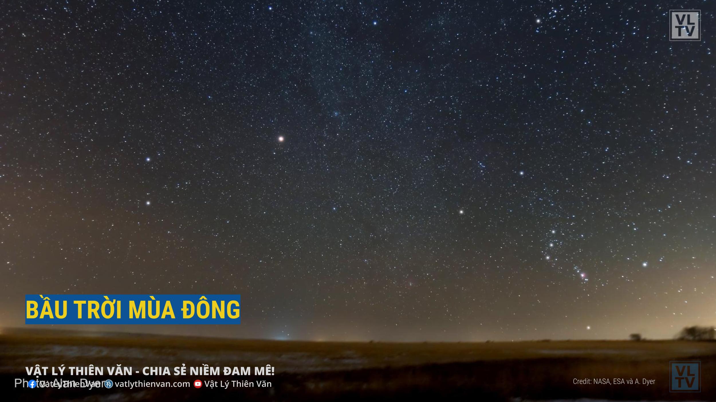 Bức ảnh chụp ngày 8 tháng 12 năm 2007 ở phía nam Alberta, Canada (vĩ độ 51° Bắc) bởi nhà nhiếp ảnh thiên văn Alan Dyer.