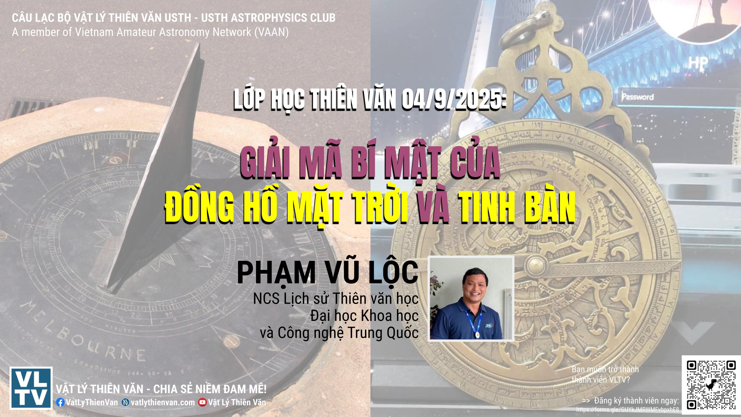 CLB Vật lý Thiên văn USTH Tổ chức Buổi Nói chuyện 